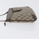GUCCI GG Supreme Web Sherry Line Shoulder Bag PVC Beige 904 02 026 Auth 172873-5