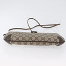 GUCCI GG Supreme Web Sherry Line Shoulder Bag PVC Beige 904 02 026 Auth 172873-9