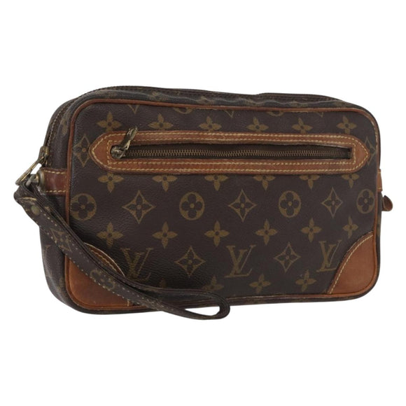 LOUIS VUITTON Monogram Marly Dragonne GM Clutch Bag M51825 LV Auth 172876
