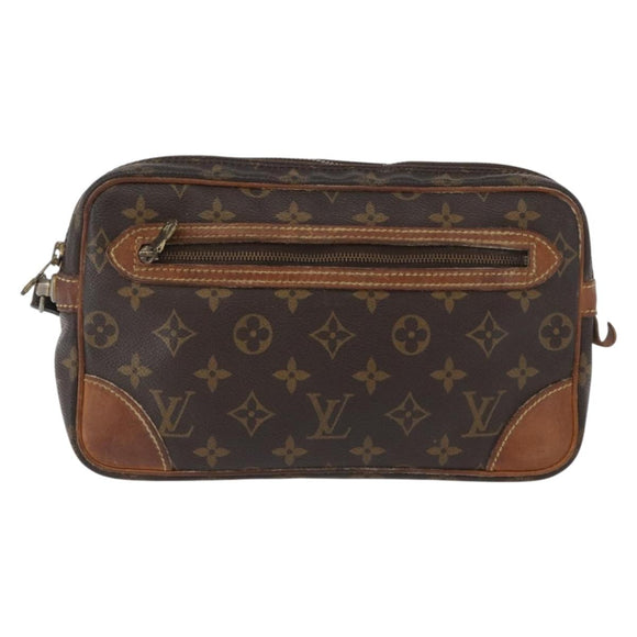 LOUIS VUITTON Monogram Marly Dragonne GM Clutch Bag M51825 LV Auth 172876