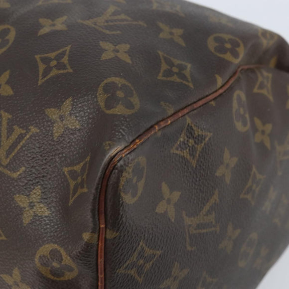 LOUIS VUITTON Monogram Speedy 35 Hand Bag M41524 LV Auth 172886