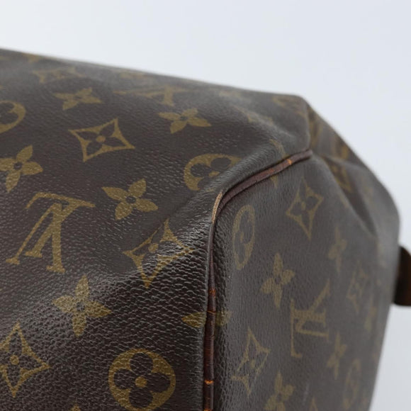 LOUIS VUITTON Monogram Speedy 35 Hand Bag M41524 LV Auth 172886