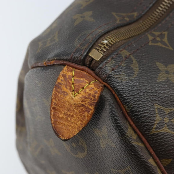 LOUIS VUITTON Monogram Speedy 35 Hand Bag M41524 LV Auth 172886