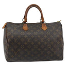 LOUIS VUITTON Monogram Speedy 35 Hand Bag M41524 LV Auth 172886-13