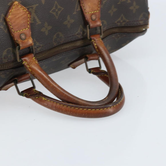 LOUIS VUITTON Monogram Speedy 35 Hand Bag M41524 LV Auth 172886