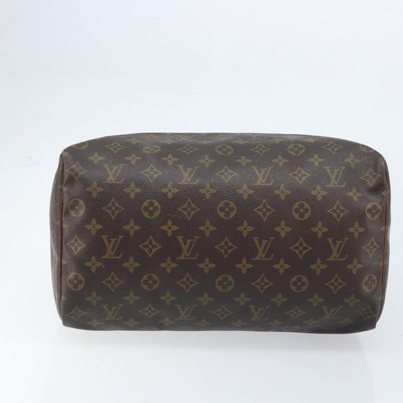 LOUIS VUITTON Monogram Speedy 35 Hand Bag M41524 LV Auth 172886