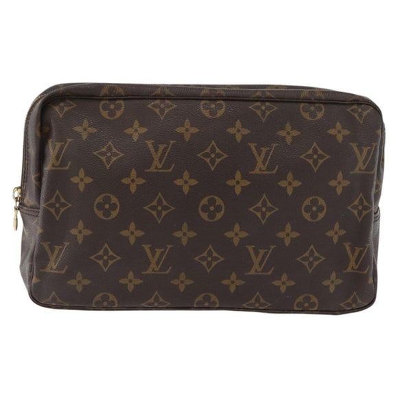 LOUIS VUITTON Monogram Trousse Toilette 28 Clutch Bag M47522 LV Auth 172887