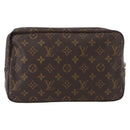 LOUIS VUITTON Monogram Trousse Toilette 28 Clutch Bag M47522 LV Auth 172887-2