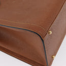 GUCCI Bamboo Hand Bag Leather Brown Gold 002 123 0260 Auth 172890-9