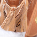 GUCCI Bamboo Hand Bag Leather Brown Gold 002 123 0260 Auth 172890-22
