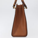 GUCCI Bamboo Hand Bag Leather Brown Gold 002 123 0260 Auth 172890-3