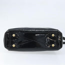 LOUIS VUITTON Monogram Vernis Montaigne MM Handtas Zwart M50168 LV Auth 172893-5