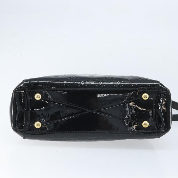 LOUIS VUITTON Monogram Vernis Montaigne MM Handtas Zwart M50168 LV Auth 172893