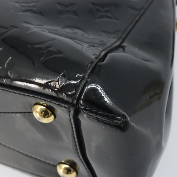 LOUIS VUITTON Monogram Vernis Montaigne MM Handtas Zwart M50168 LV Auth 172893