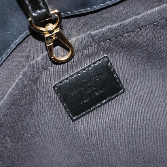 LOUIS VUITTON Monogram Vernis Montaigne MM Handtas Zwart M50168 LV Auth 172893