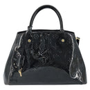 LOUIS VUITTON Monogram Vernis Montaigne MM Handtas Zwart M50168 LV Auth 172893-13