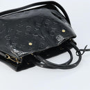 LOUIS VUITTON Monogram Vernis Montaigne MM Handtas Zwart M50168 LV Auth 172893-6