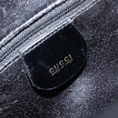 GUCCI Bamboo Body Bag Patent leather Black Gold 003 3444 0027 Auth 172896-17
