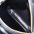 GUCCI Bamboo Body Bag Patent leather Black Gold 003 3444 0027 Auth 172896-22
