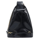 GUCCI Bamboo Body Bag Patent leather Black Gold 003 3444 0027 Auth 172896-2