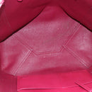 CELINE Cabas Phantom Tote Bag Leather Pink Gold Auth 172899-10