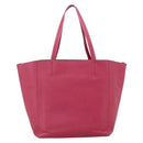 CELINE Cabas Phantom Tote Bag Leather Pink Gold Auth 172899-2