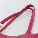 CELINE Cabas Phantom Tote Bag Leather Pink Gold Auth 172899-8