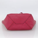 CELINE Cabas Phantom Tote Bag Leather Pink Gold Auth 172899-5