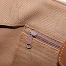 Burberry Nova Check Handtasche Canvas Beige Gold Auth 172901-11