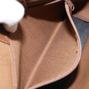 Burberry Nova Check Handtasche Canvas Beige Gold Auth 172901-12