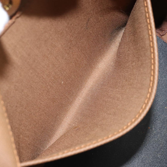 Burberry Nova Check Handtasche Canvas Beige Gold Auth 172901