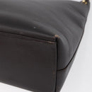 GUCCI GG Canvas Bamboo Shoulder Bag Leather Brown Gold 001 3007 Auth 172905-11