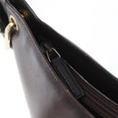GUCCI GG Canvas Bamboo Shoulder Bag Leather Brown Gold 001 3007 Auth 172905-14