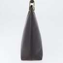GUCCI GG Canvas Bamboo Shoulder Bag Leather Brown Gold 001 3007 Auth 172905-4