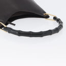 GUCCI GG Canvas Bamboo Shoulder Bag Leather Brown Gold 001 3007 Auth 172905-7