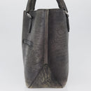 Berluti Calligraphy To Joule Tote Bag Leather Black Silver Auth 172921-3