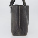 Berluti Calligraphy To Joule Tote Bag Leather Black Silver Auth 172921-4