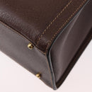 GUCCI Bamboo Hand Bag Leather Brown Gold 002 123 0260 Auth 172931-16