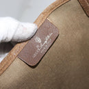GUCCI GG Supreme Web Sherry Line Tote Bag PVC Beige Gold 39 02 003 Auth 172935-15
