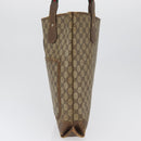 GUCCI GG Supreme Web Sherry Line Bag PVC Beige Gold 002 904 0223 Auth 172936-4