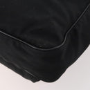 GUCCI Shoulder Bag Nylon 2way Black Silver Auth 172937-17