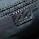 GUCCI Shoulder Bag Nylon 2way Black Silver Auth 172937-22