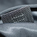 GUCCI Shoulder Bag Nylon 2way Black Silver Auth 172937-12