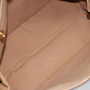 GUCCI GG Supreme Hand Bag PVC Leather Beige Gold 000 46 6004 Auth 172947-17