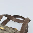 GUCCI GG Supreme Hand Bag PVC Leather Beige Gold 000 46 6004 Auth 172947-8