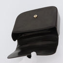 GUCCI Hand Bag Leather Brown Gold Auth 172960-17