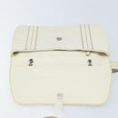 GUCCI Hand Bag Leather White Silver 113014 Auth 172961-18