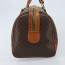 CELINE Macadam Canvas Hand Bag PVC Leather Brown Gold Auth 172968A-4
