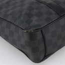 LOUIS VUITTON Damier Graphite Tadao Shoulder Bag 2way N51192 LV Auth 172971-14