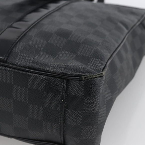 LOUIS VUITTON Damier Graphite Tadao Shoulder Bag 2way N51192 LV Auth 172971